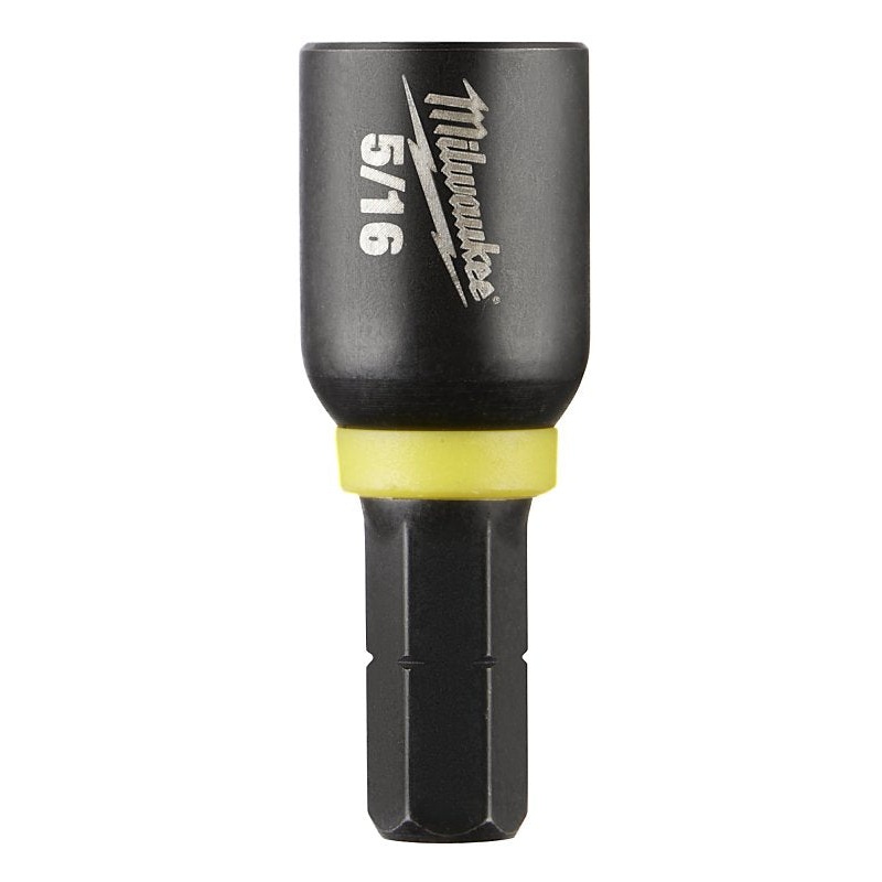 Milwaukee SHOCKWAVE Impact Duty Series 49-66-6200 Shallow Impact Socket, 3/8 in Socket, 1/2 in Drive, Square Drive