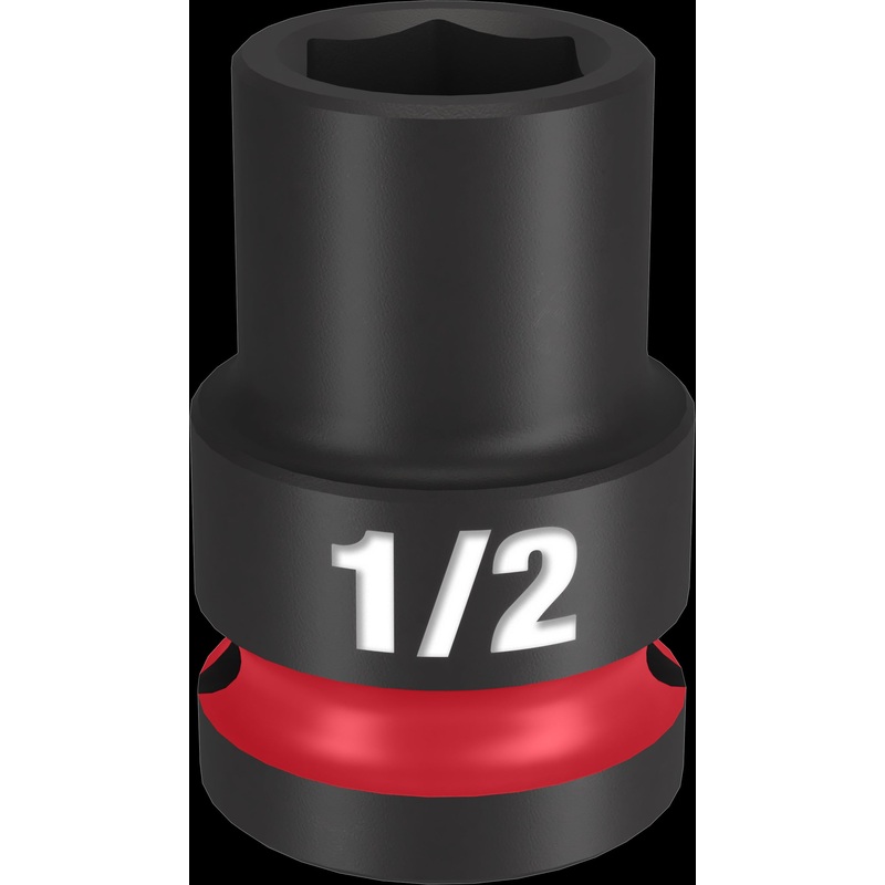 Milwaukee SHOCKWAVE Impact Duty Series 49-66-6202 Shallow Impact Socket, 1/2 in Socket, 1/2 in Drive, Square Drive