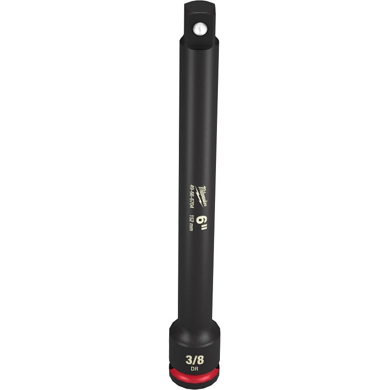 Milwaukee SHOCKWAVE Impact Duty Series 49-66-6704 Socket Extension, 3/8 in Drive, 6 in L