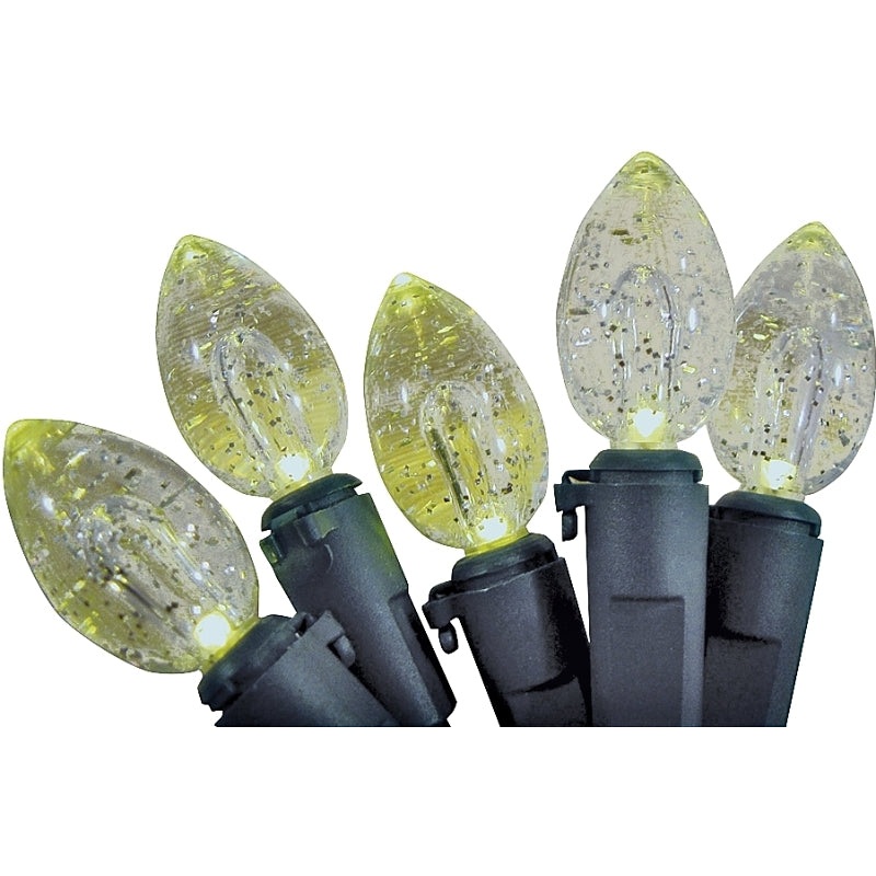 LIGHT SET 50 C5 GLITTER CLEAR