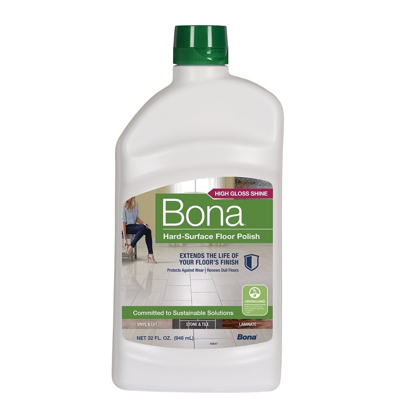 Bona WT760051161 Floor Polish, 32 oz, White, Liquid
