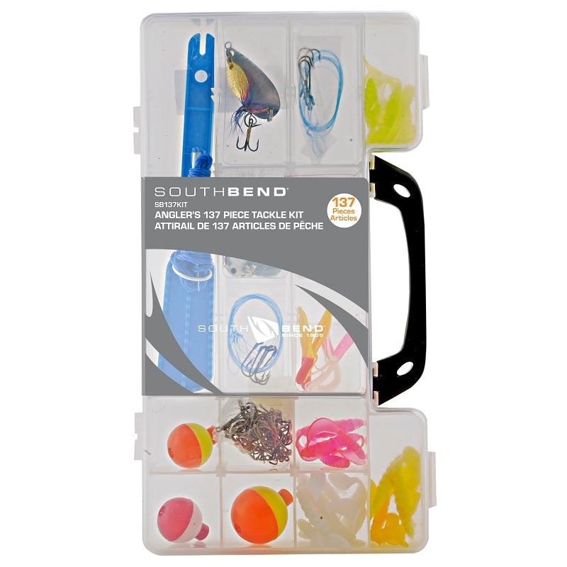 South-Bend KIT-90 Anglers Tackle Kit, Plastic