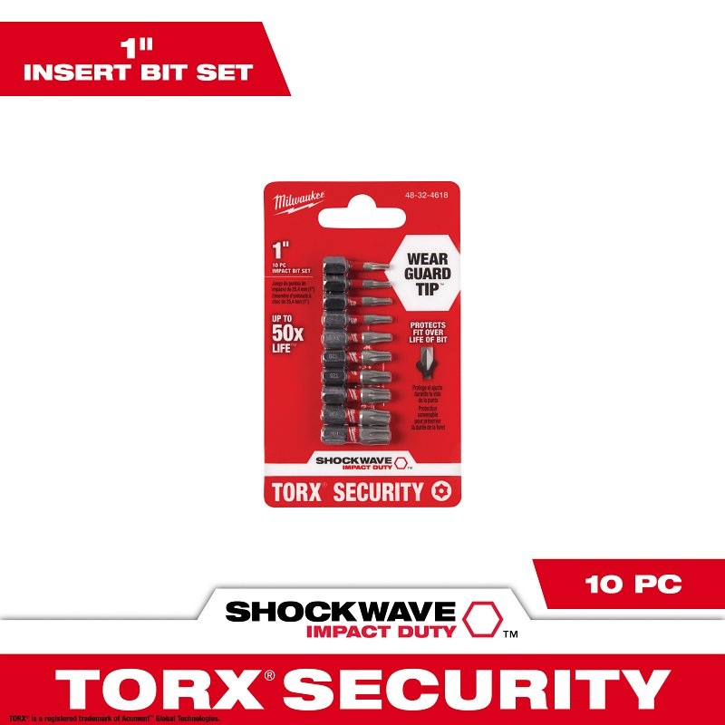 48-32-4618 BIT INSERT SET TORX