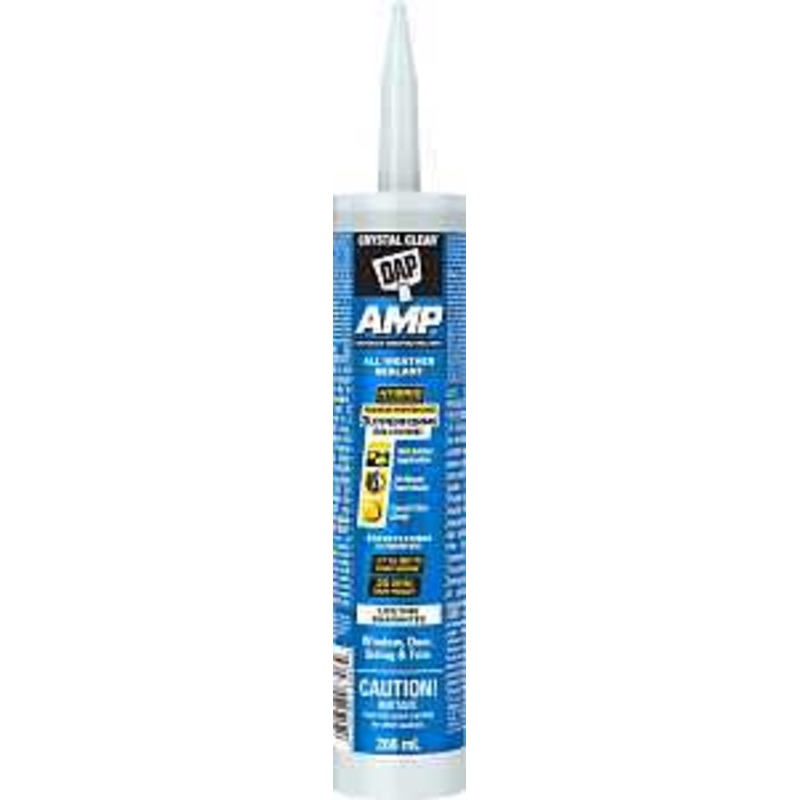 AMP 7079874341 Sealant, Crystal Clear, 24 hr Curing, -17 to 60 deg C, 266 mL Cartridge