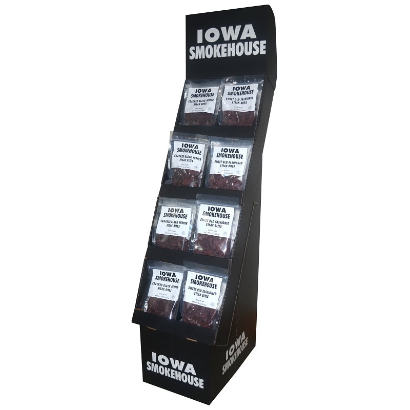 Iowa Smokehouse IS-DSB01 Steak Bites, Black Pepper, Sweet Old Fashioned, 8 oz