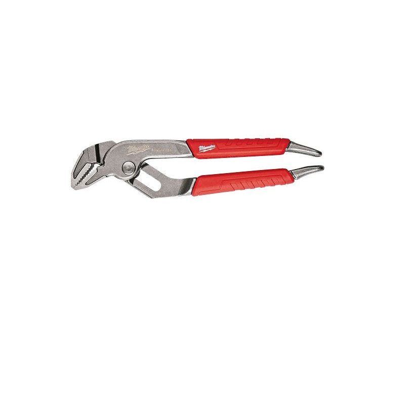 Milwaukee 48-22-6306 Straight-Jaw Pliers, 6 in OAL, 1 in Cutting Capacity, 1 in Jaw Opening, Red Handle, 7/16 in W Jaw
