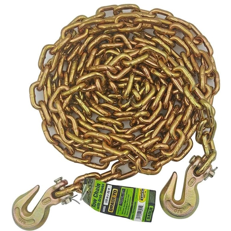 Baron TC703816 Transport Tow Chain, 16 ft L, 70 Grade, 6600 lb Working Load