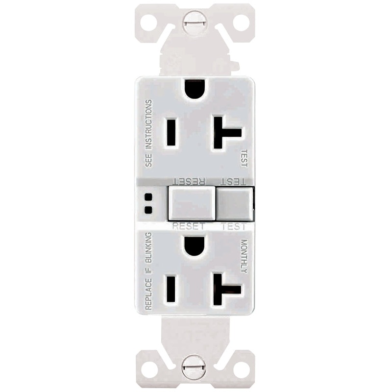 GF20W RCPT DPLX GFCI ST20A WH