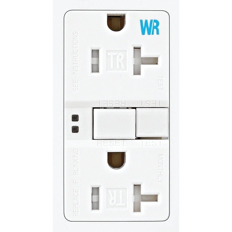 TWRGF20W  RCPT DPLX GFCI20A WH