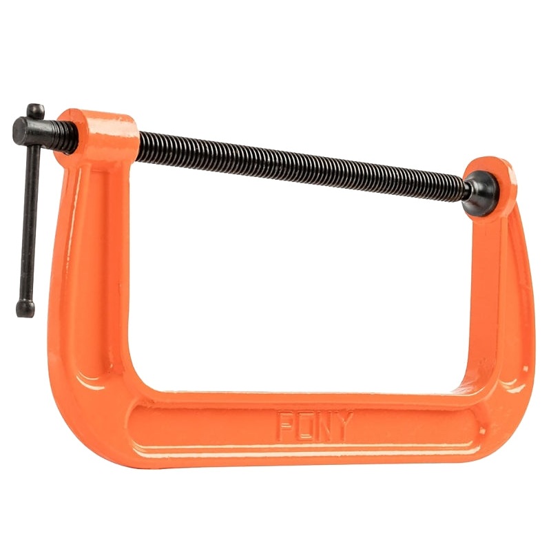 2680 C-CLAMP ADJ STL ORNG 8IN