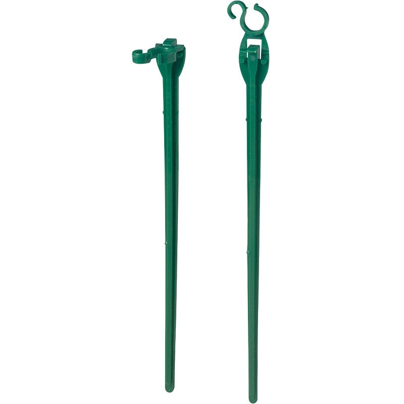 Adams 9105-99-1640 Light Stake, 10 in L, Christmas, Polypropylene, Dark Green