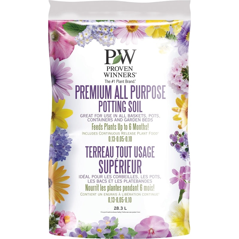 Proven Winners 3101013.LT028.3P Premium All-Purpose Potting Soil, 28.3 L