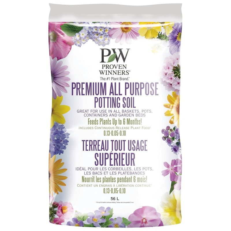Proven Winners 3101013.LT056P Premium All-Purpose Potting Soil, 56 L