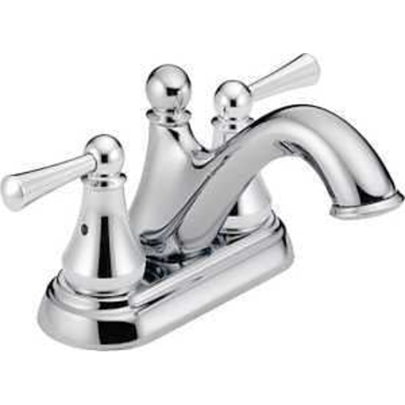 Delta Haywood Series 25999LF Bathroom Faucet, 1.2 gpm, 2-Handle, 3-Faucet Hole, Brass, Chrome Plated