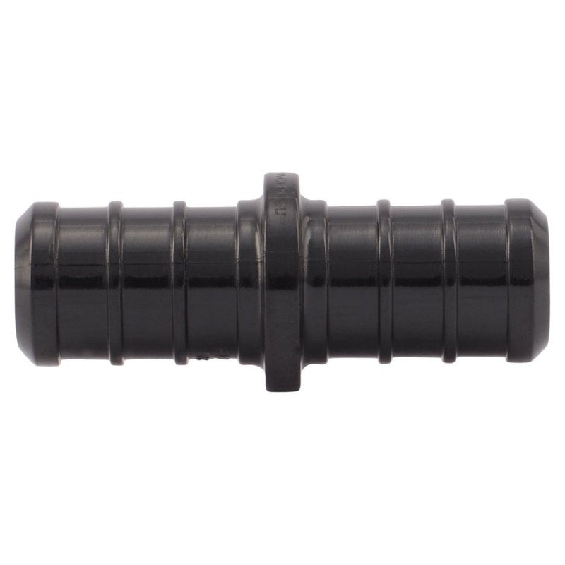 SharkBite UP008A5 Coupling, 1/2 x 1/2 in, Barb, Polymer, Black, 200 psi Pressure, 5 PK
