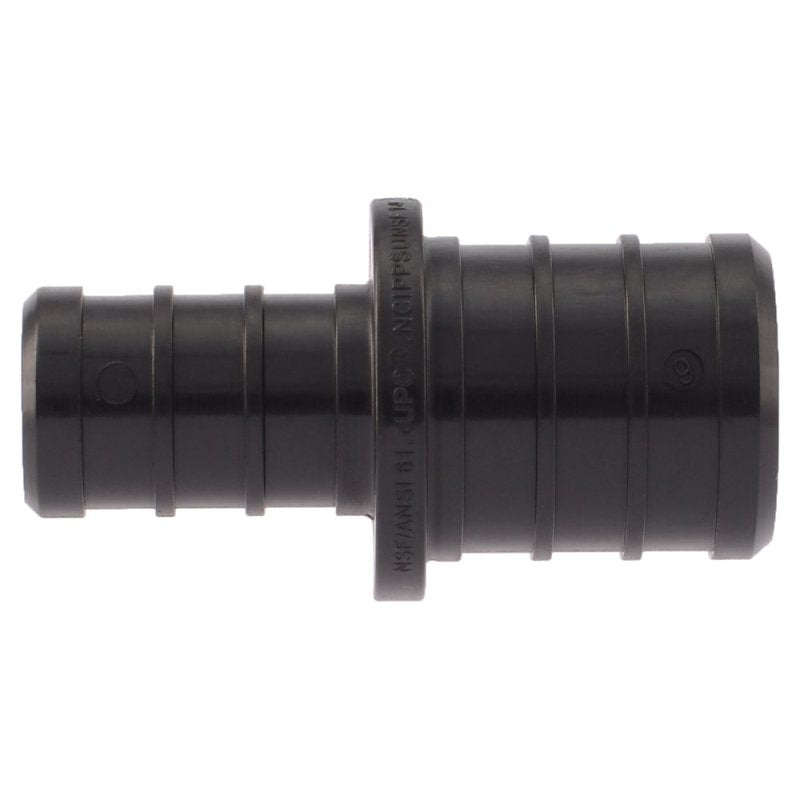 SharkBite UP058A5 Reducing Coupling, 3/4 x 1/2 in, Barb x Crimp, Polymer, 80 to 160 psi, For: PEX and PE-RT Pipes