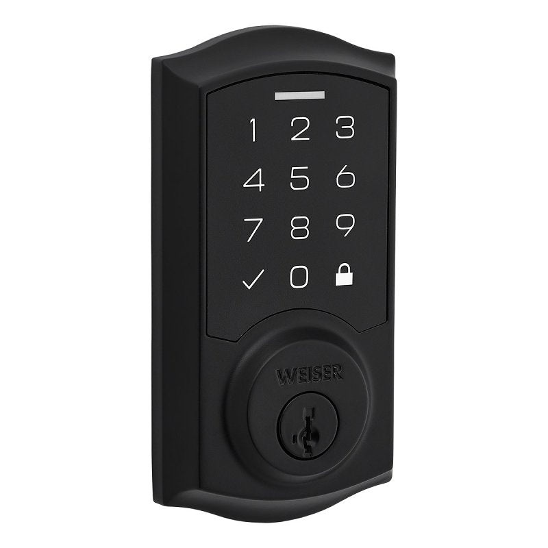 Weiser SmartCode Series 9GED92700-002 Deadbolt, Transitional, 1 in L x 2-3/4 in W x 5-3/16 in H Dimensions