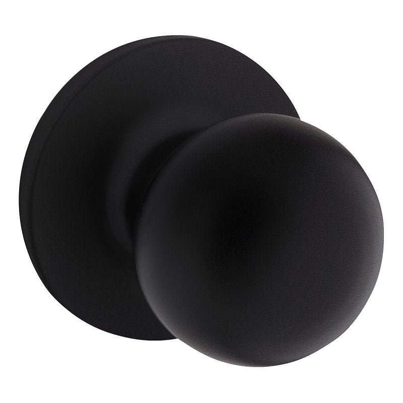 Weiser Safe Lock Regina 9SK70000-025 Dummy Door Handle, Knob Handle, Traditional Design, Matte Black