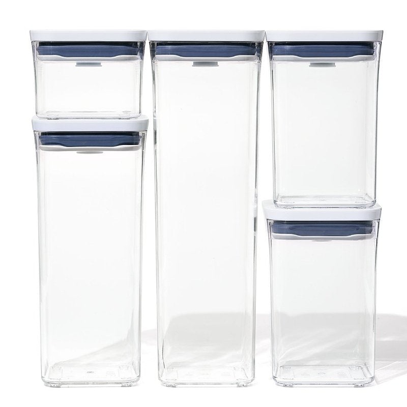 Good Grips 11235900 Series Pop Container Set, Square, Gray