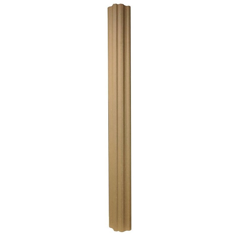 Ram Jamb RBJP60 Door Jamb Protector, Heavy-Duty, 60 in L Dimensions, Fiberboard, Brown, For: 4 to 9 in Door Jamb