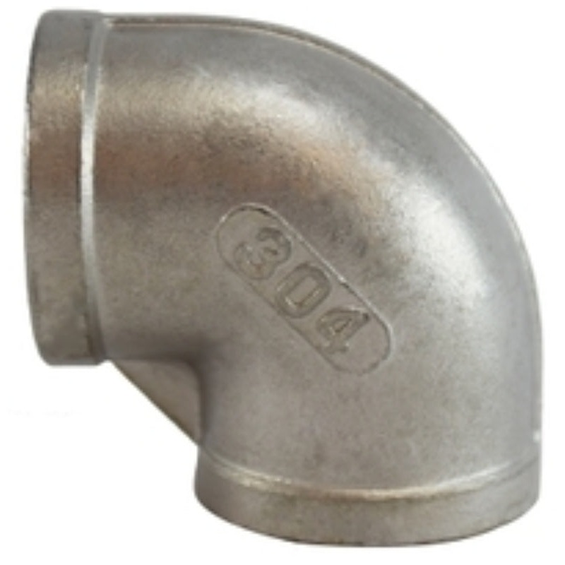Anderson Metals 62101B Pipe Elbow, 1/4 in, Threaded, 90 deg Angle, 304 Stainless Steel, 150 psi Pressure