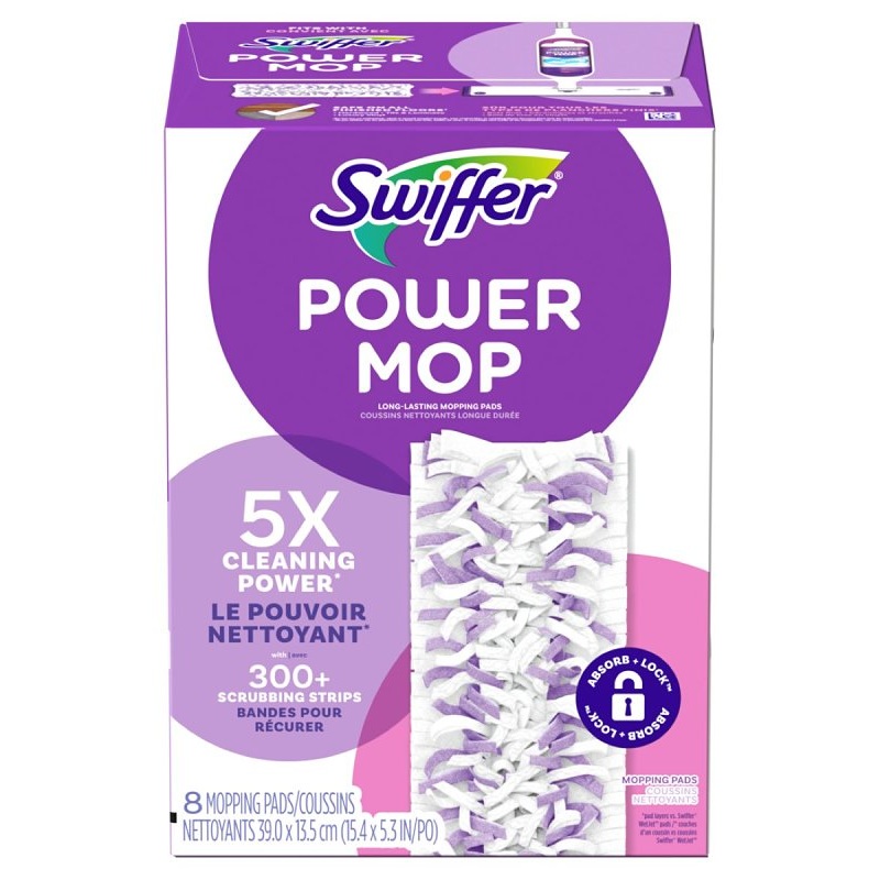 Swiffer PowerMop Series 81891 Mopping Pad Refill