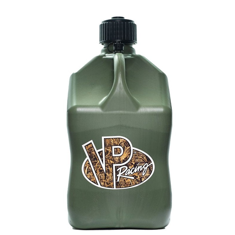 VP Racing Motorsport Container 3842-CA Utility Jug, 5.5 gal Capacity, HDPE, Camo