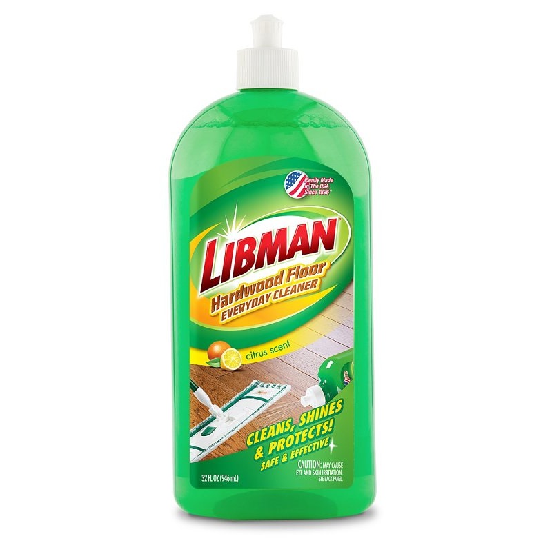 Libman 2065 Floor Cleaner, 32 oz, Bottle, Liquid, Citrus, Clear