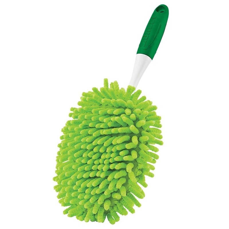 Libman 92 Duster with Pledge, 5 in Head, Microfiber Head, Plastic Handle, Green