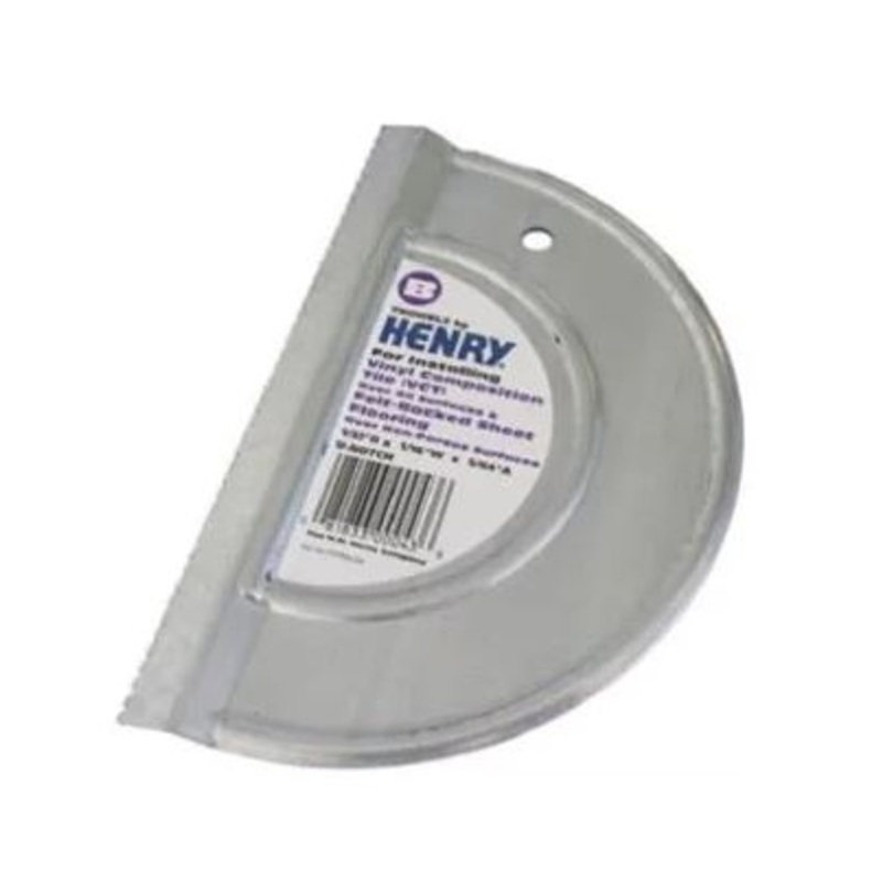 Ardex LP / WW Henry Sheet Flooring Trowel, Square-Notch