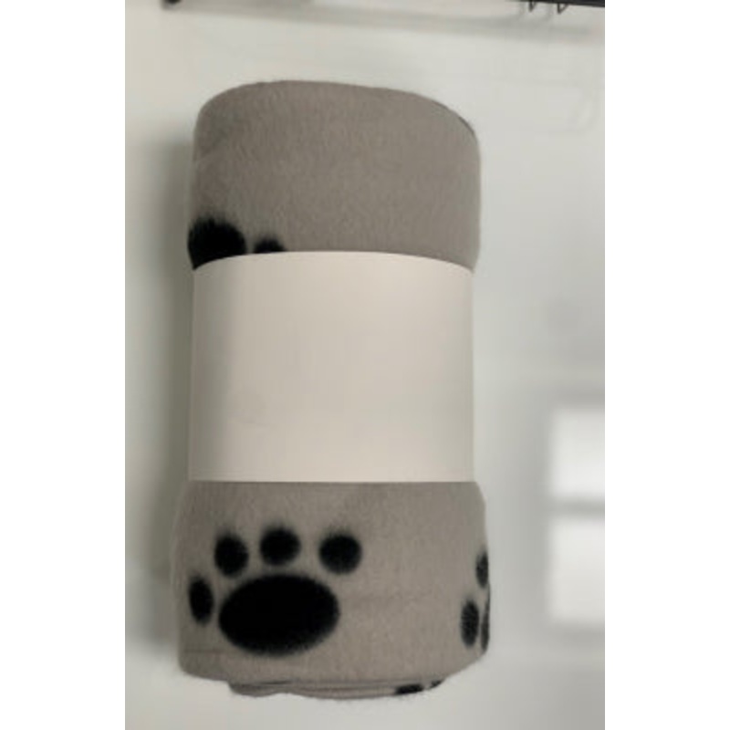 American Kennel Club Paw Print Fleece Pet Blanket
