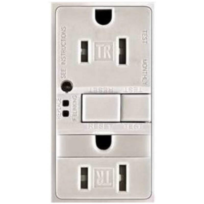 GFCI NITE GHT 15AMP WHITE