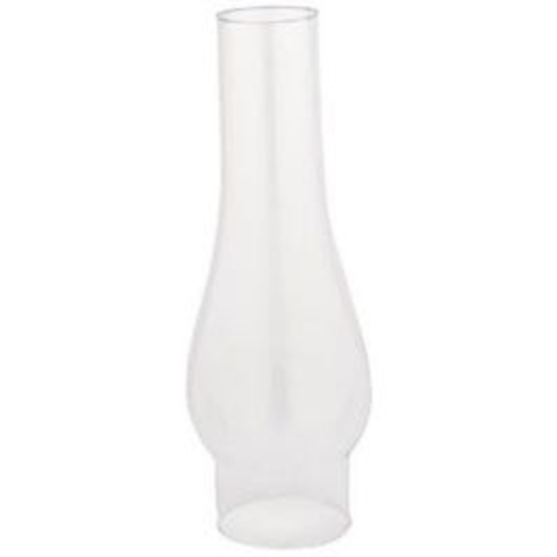 Clear Glass Chimney, 10-In.