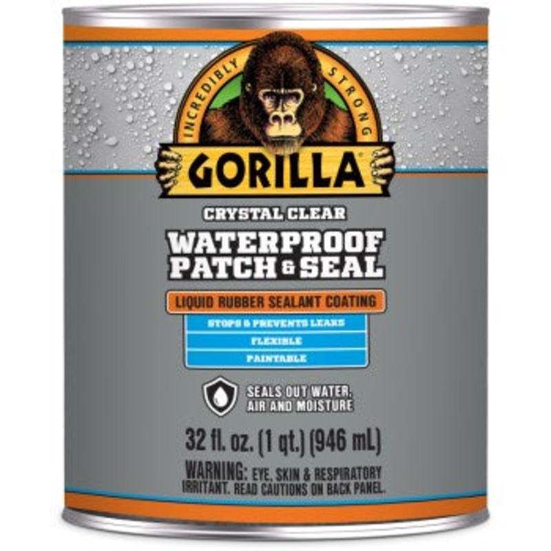 Gorilla Glue/O’Keefe’s 105341 Clear Waterproof Patch, Qt.