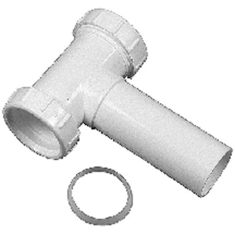 CTR OUTLET TEE 1-1/2 WHITE