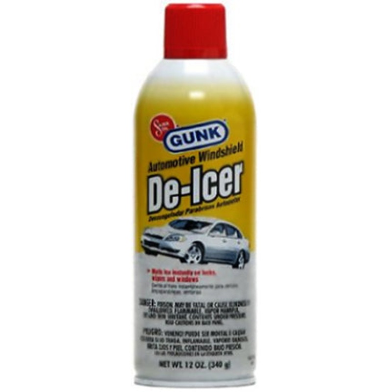 GUNK WINDSHIELD DE-ICER 12 OZ