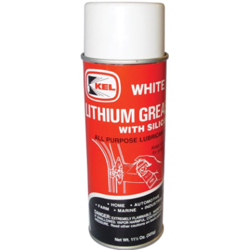 LITHIUM GREASE WHITE W/SILICONE 11.5OZ