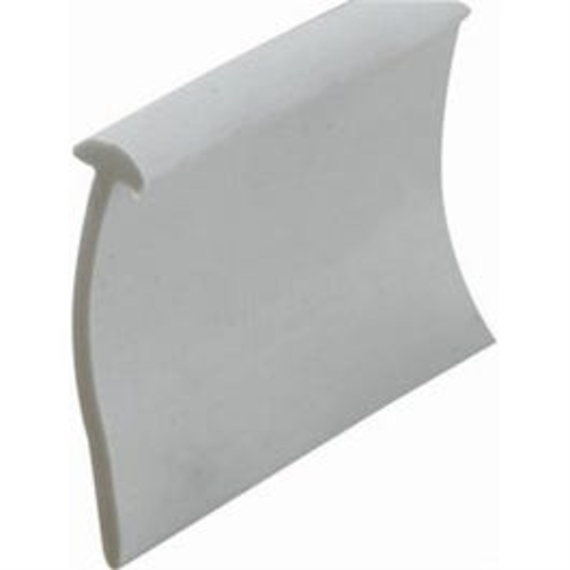 Shower Door Bottom Seal, Black Vinyl, 13/16 x 36-In.