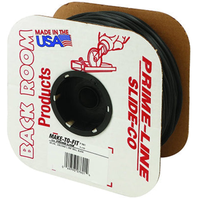 1/4X250  BLK SPLINE