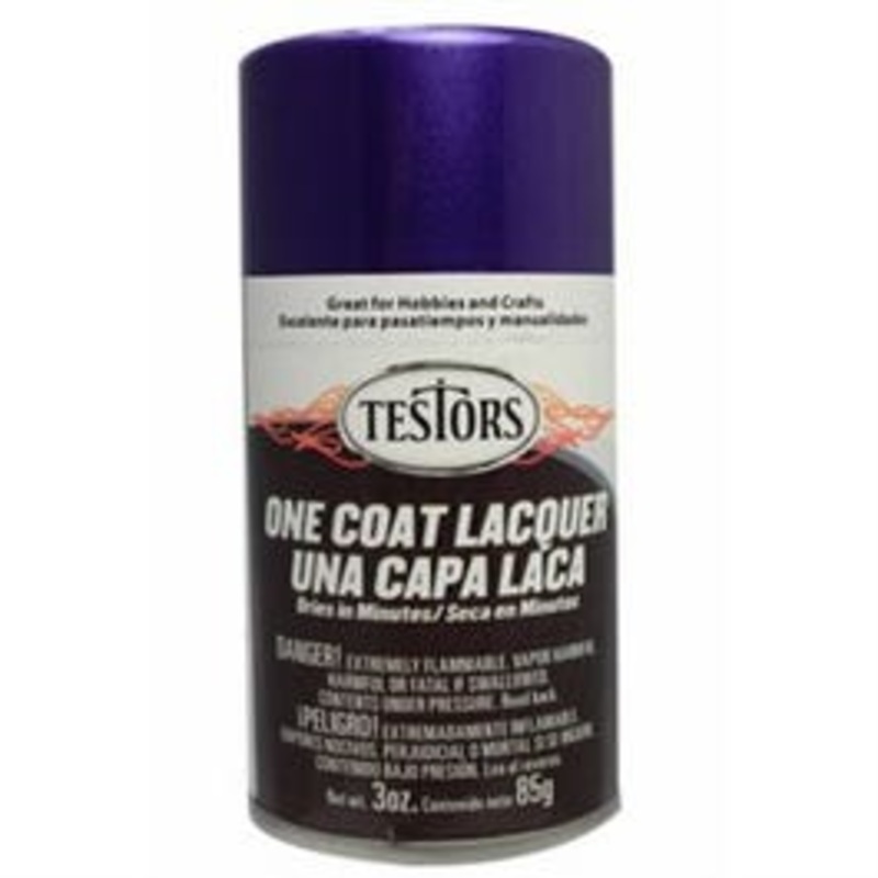 One-Coat Lacquer Craft Spray Paint, Purple-Licious Gloss, 3-oz.