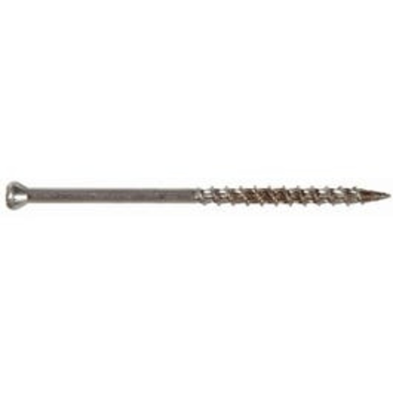 Star Head Stainless Steel Outdoor Trim Screw, #8 x 1-5/8-In., 50 Pack