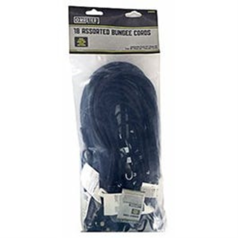Assorted Tie-Down Cords, 18-Pk.