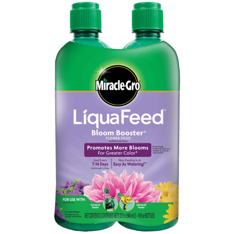 Miracle-Gro LiquaFeed Bloom Booster Flower Food Refill Bottles