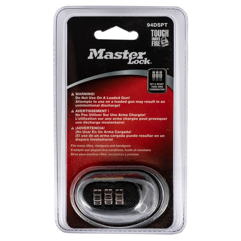 Master Lock 94DSPT Combination Lock Resettable