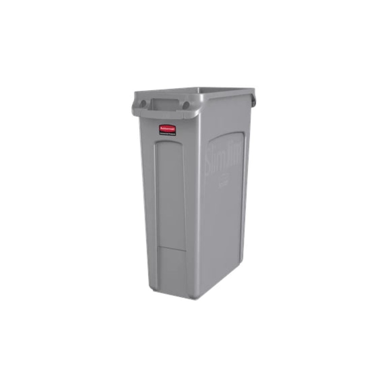 Rubbermaid Vented Slim Jim 23 Gal Gray (23 Gal)