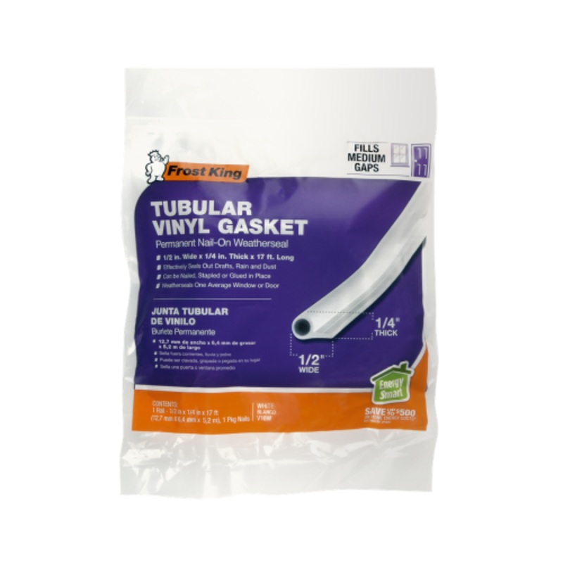 Frost King Tubular Vinyl Gasket Weatherstrip