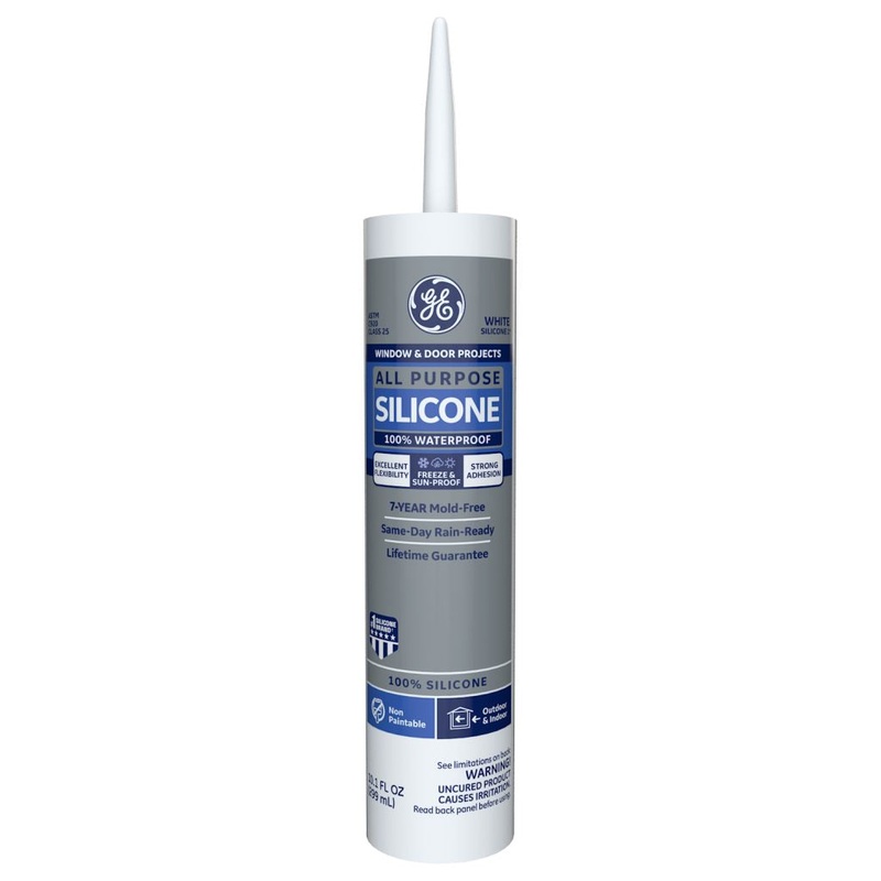 GE Sealants All Purpose Silicone 1 Sealant 10.1 Oz. Clear