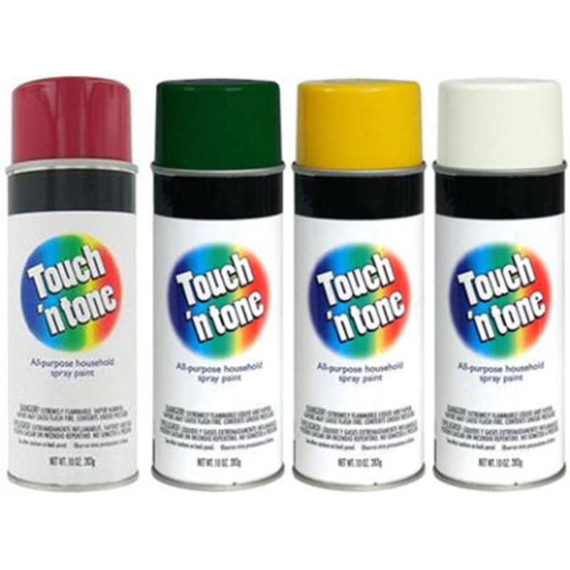 10OZ GLOSS WHITE TOUCH   TONE PAINT