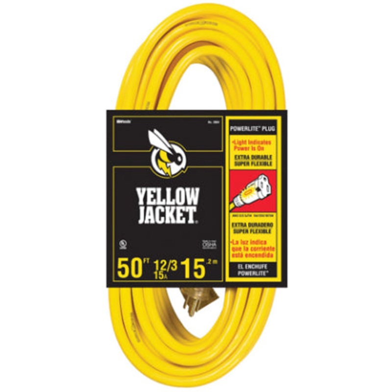 50 12/3 SJTW YELLOWJACKET CORD POWERL