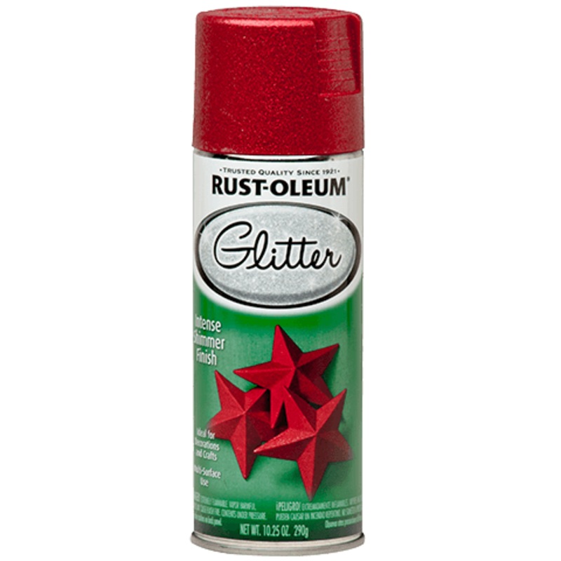 Rust-Oleum Glitter Spray Paint Red